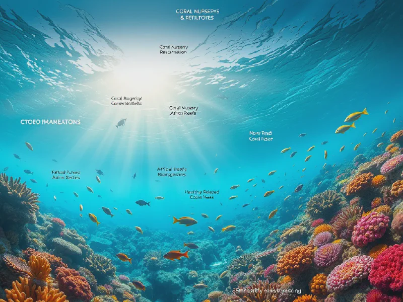 Innovative Techniques and Successes in Coral Reef Restoration